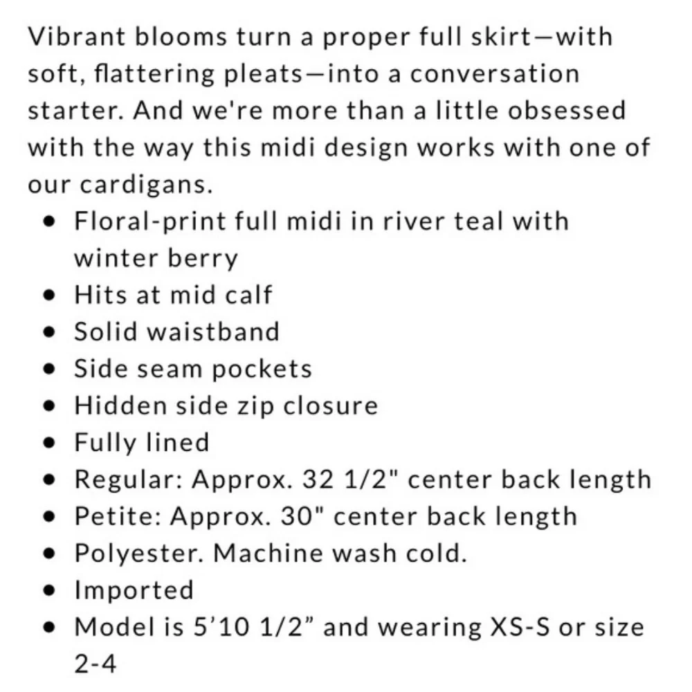 NWT White House Black Market Midi Skirt - Picture 4 of 5